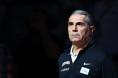 Sergio Scariolo, en el Eurobasket.