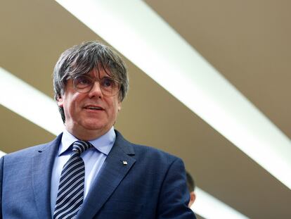 Carles Puigdemont, el 5 de julio en Bruselas.