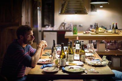 Dominik Huber, en su casa de Torroja. Es el padre de Terroir al Límit, un paso adelante.