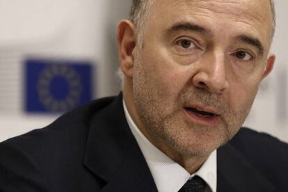 El comisario europeo de Economía y Finanzas, Pierre Moscovici