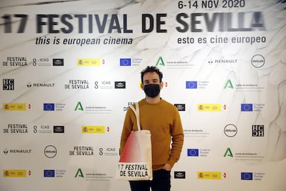 Luis López Carrasco, en la presentación de su película el pasado sábado en la Academia de Cine de Madrid en los actos del festival de Sevilla.