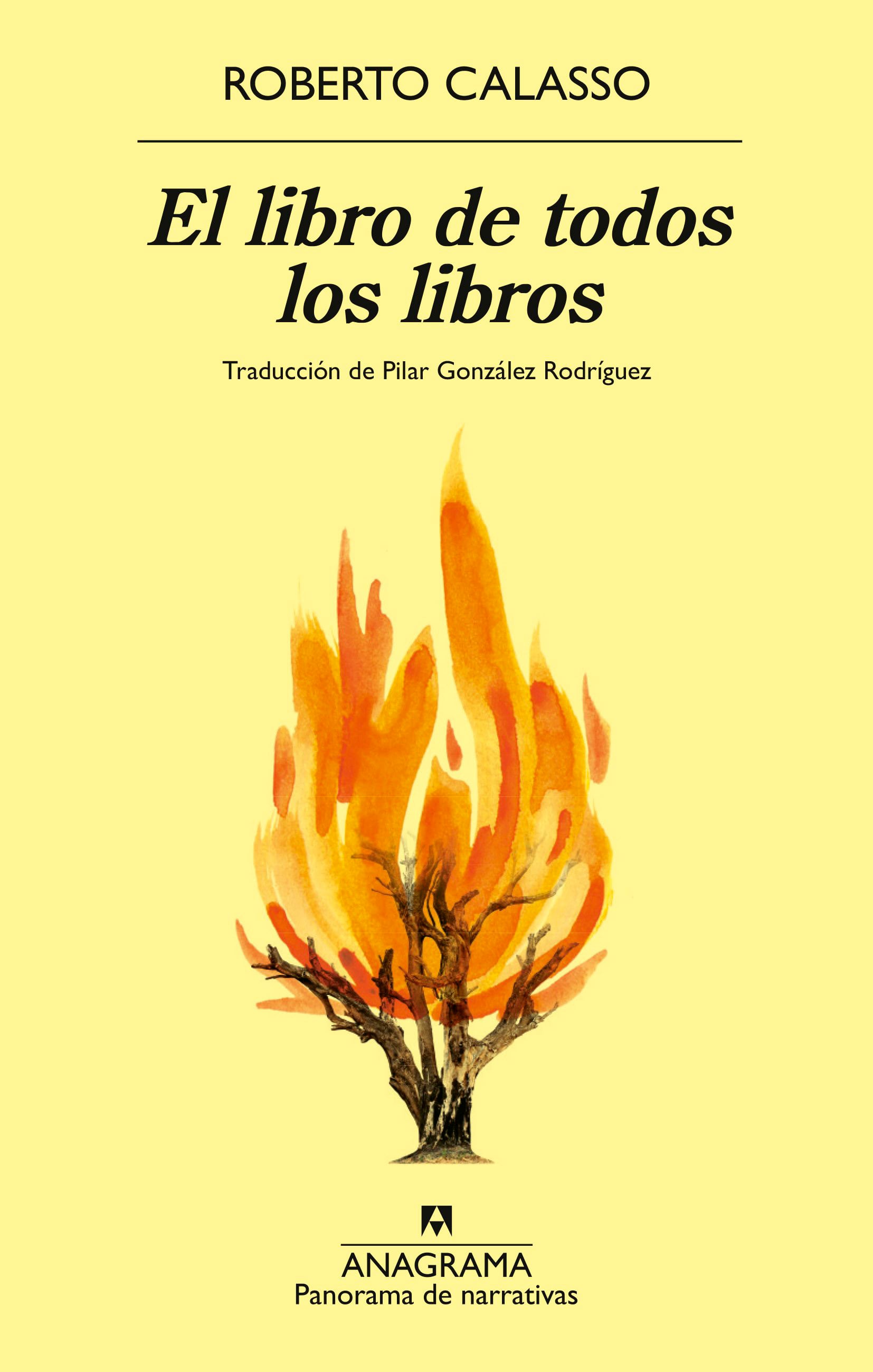 Portada del libro 'El libro de todos los libros' de Roberto Calasso' publicado por Anagrama.