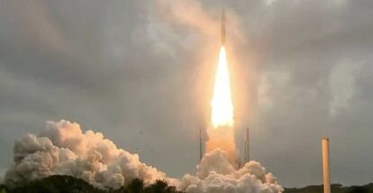 El cohete Ariane 5 de Arianespace.