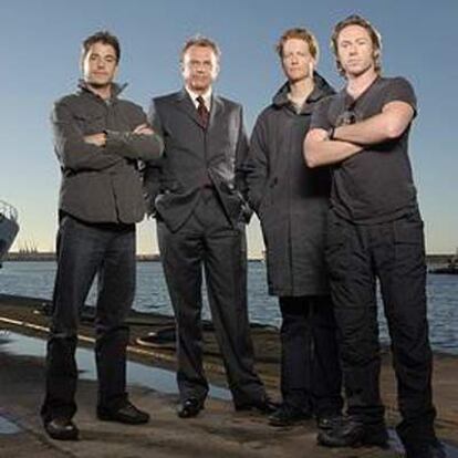 Protagonistas de <i>El Triángulo de las Bermudas.</i>