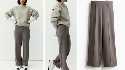 Pantalón de punto de H&M.