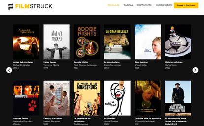 El catálogo inicial de FilmStruck cuenta con 200 películas