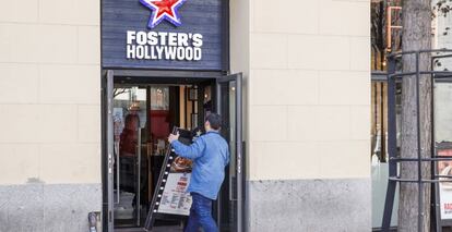 Un restaurante de la cadena Foster's Hollywood en Madrid.