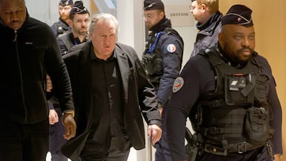 Gérard Depardieu, durante su juicio el pasado 25 de marzo en París.