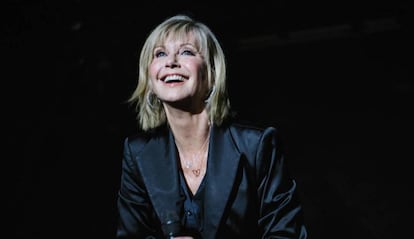 Olivia Newton-John, en un festival en California en febrero de 2018.