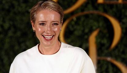 Emma Thompson, en el estreno de &#039;La bella y la bestia&#039; en Londres.