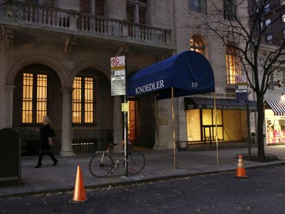 Exterior de la galería Knoedler, de Nueva York.