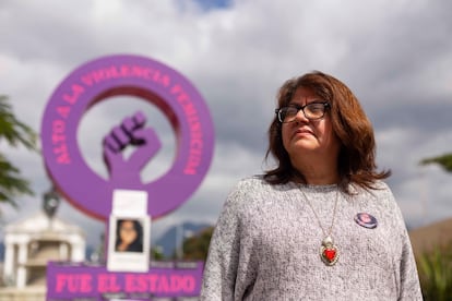 María del Sol Cruz Jarquín durante el Tribunal Feminista contra el feminicidio en Oaxaca