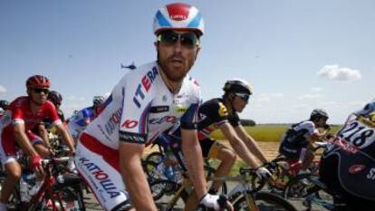 Luca Paolini durante la sexta etapa del Tour.