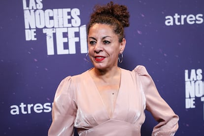 Cristina Medina, el 22 de junio de 2023, en el estreno de 'Las noches de Tefía', en Madrid (España).