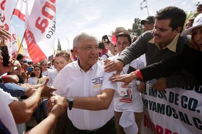 Con este evento Andrés Manuel López Obrador candidato del Movimiento de Regeneración Nacional (Morena) da inicio formal a su tercer intento por ganar la presidencia de México.