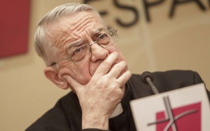 Federico Lombardi, em Madri.