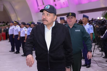 Daniel Ortega en Managua (Nicaragua), el 30 de julio.