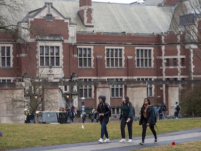 Estudiantes en Princeton, Nueva Jersey.