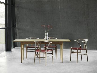 La versión que Wegner hizo de la silla CH 24 y se ha pasado casi 30 años en un cajón