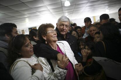 Andrés Manuel López Obrador en asamblea informativa en Zacatecas el pasado 28 de octubre