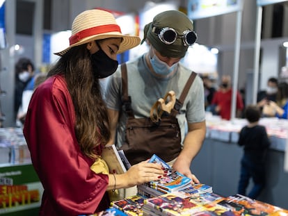 Asistentes al salón del Manga de Barcelona.