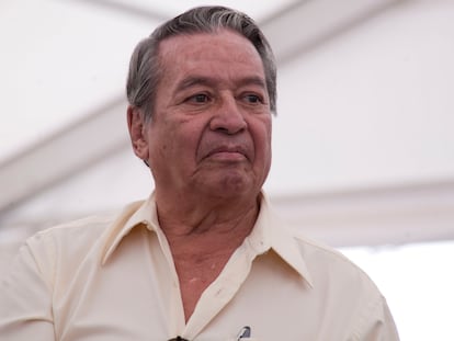 José Agustín en la XIII Feria Internacional del Libro del Zócalo de Ciudad de Mexico en 2013.