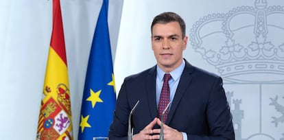 El presidente del Gobierno, Pedro Sánchez