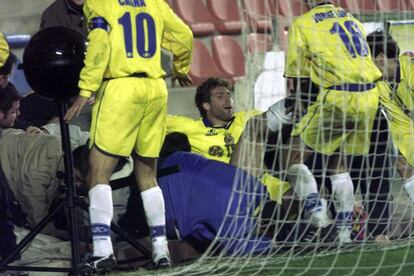 Palermo, al sufrir la fractura del tobillo derecho con el Villarreal.