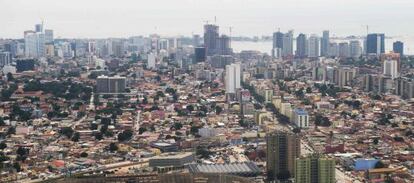 El centro de Luanda, la capital de Angola.