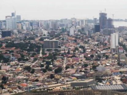 El centro de Luanda, la capital de Angola.