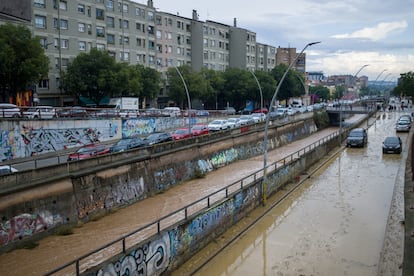 Inundaciones lluvias en Terrassa Barcelona