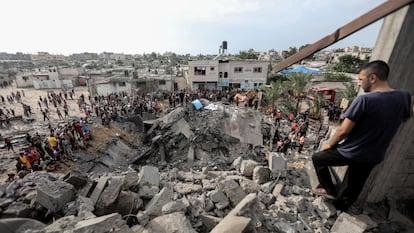 Edificios destruidos en la Franja de Gaza.