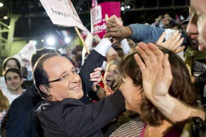 El candidato socialista a la presidencia, François Hollande.