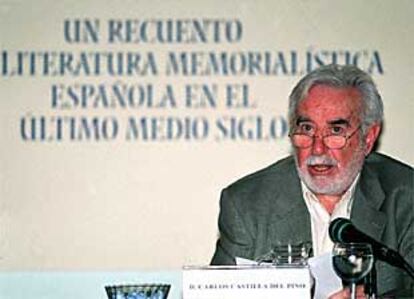Carlos Castilla del Pino, en su ponencia de ayer.
