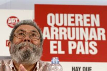 El secretario general de UGT, Cándido Méndez. EFE/Archivo