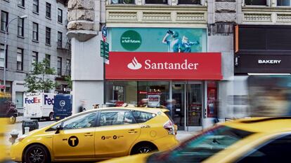 Oficina del Banco Santander en Broadway.