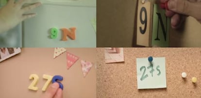Captures de pantalla de los vídeos de campaña del 9-N y del 27-S.