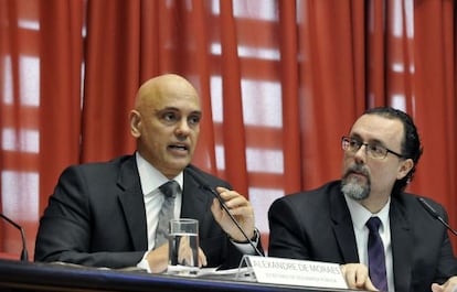 O secretário Alexandre de Moraes.