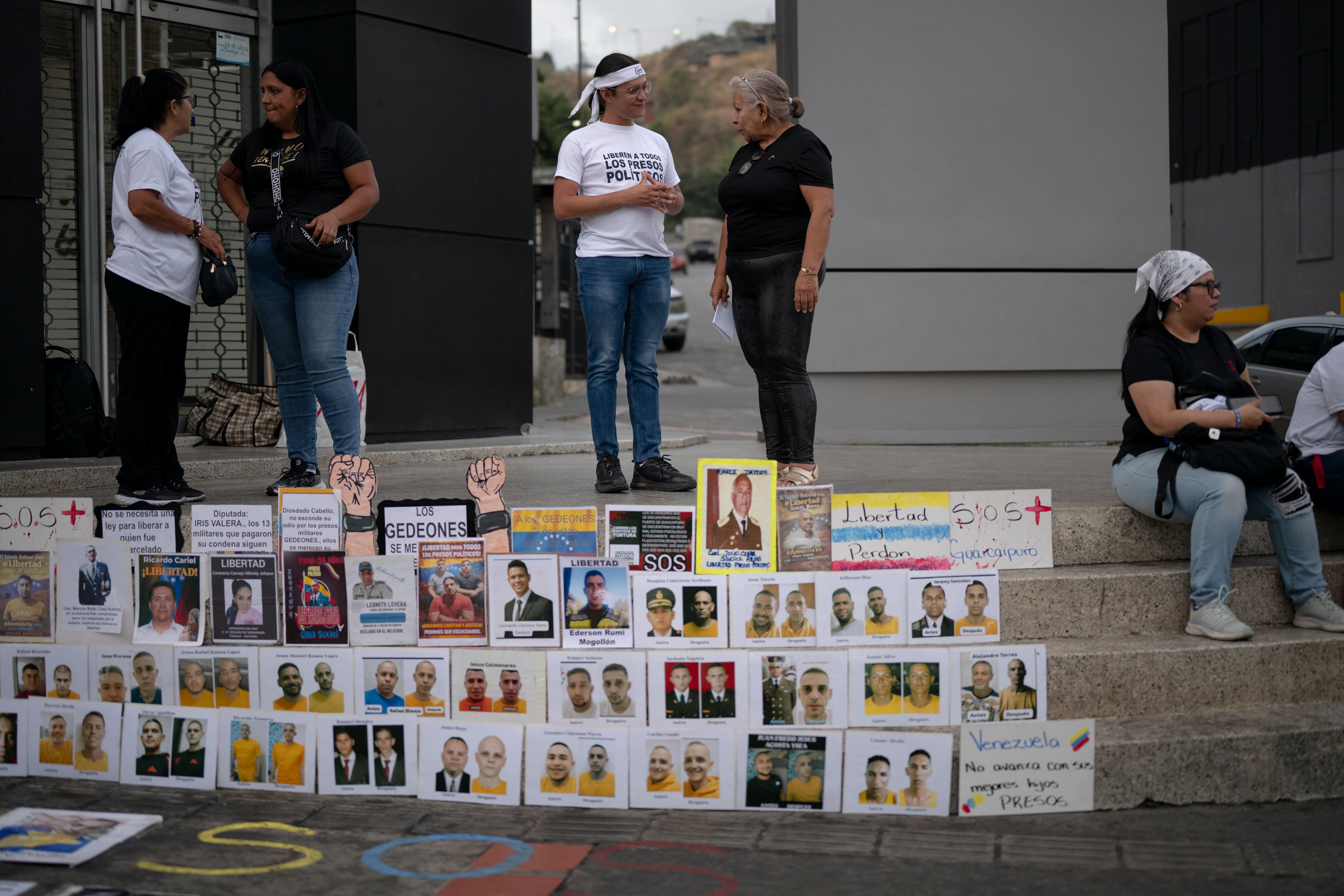 Protesta de Diego Casanova en Caracas, el 4 de marzo.