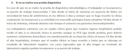 Guía de actuación frente a COVID-19 en los profesionales sanitarios y sociosanitarios