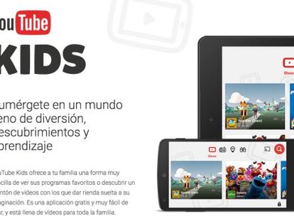 YouTube Kids llega a España y la TV infantil se echa a temblar
