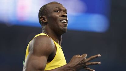 El atleta jamaicano Usain Bolt. 
