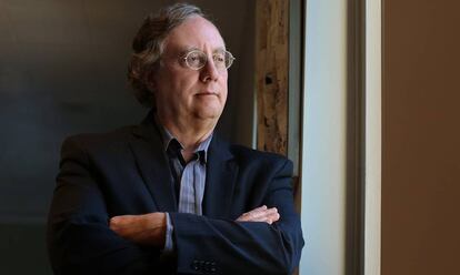Juan Cole, este viernes en la sede de Casa Árabe en Madrid.