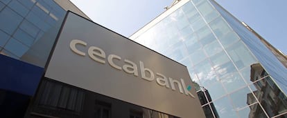 Fachada de la sede de Cecabank en Madrid