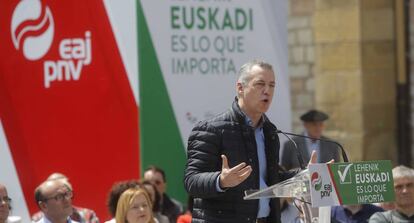 El lehendakari, Iñigo Urkullu, en una imagen de archivo.