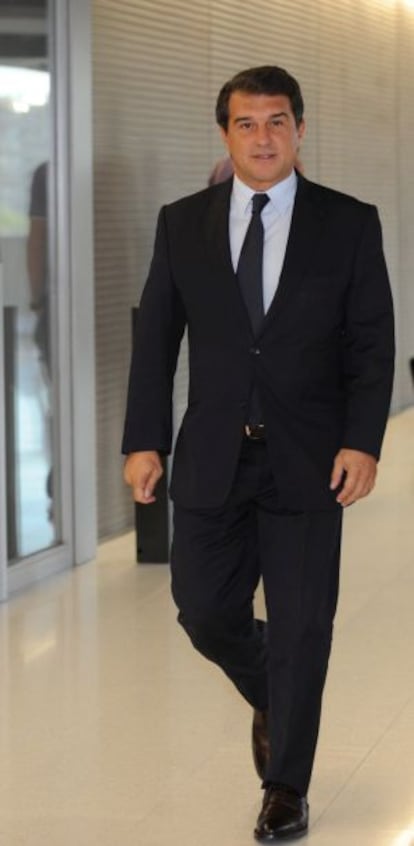 El expresidente del Barça Joan Laporta.