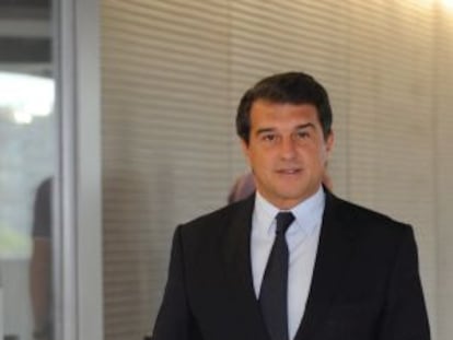 El expresidente del Barça Joan Laporta. 