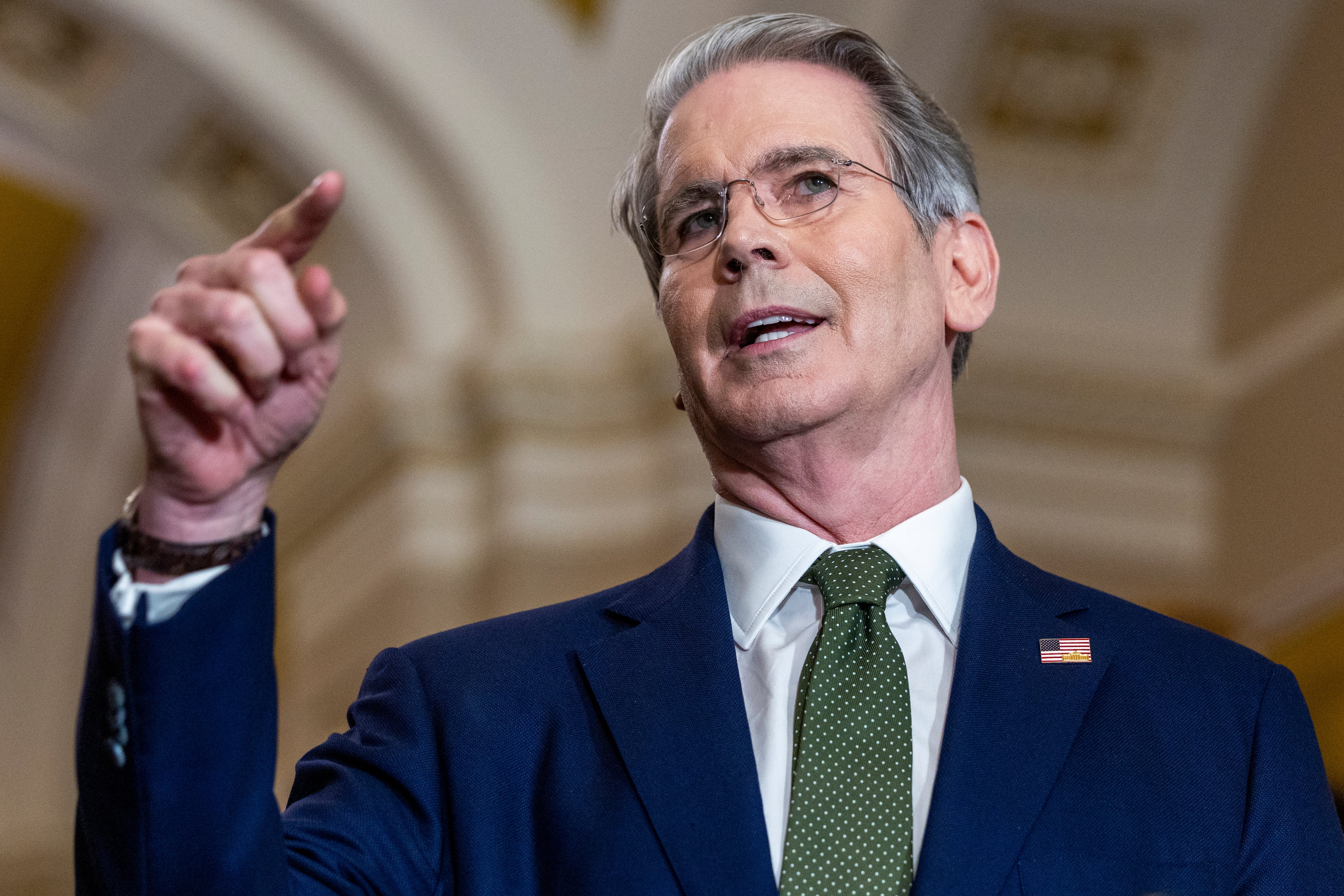 El secretario del Tesoro de EE UU, Scott Bessent, en Washington.