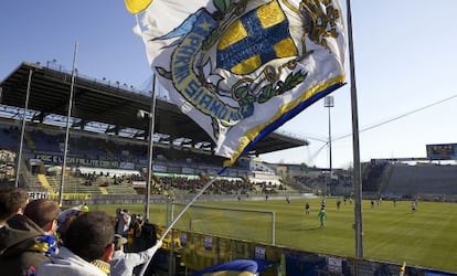 El Estadio Tardini de Parma en un partido de marzo