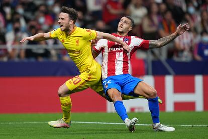 El penalti cometido por Mario Hermoso ante Diogo Jota.